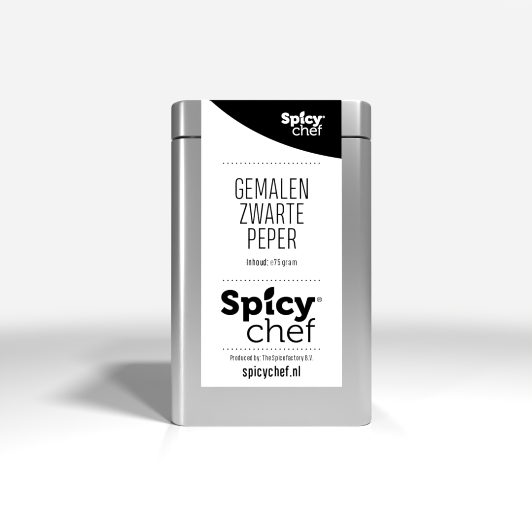 Gemalen zwarte peper